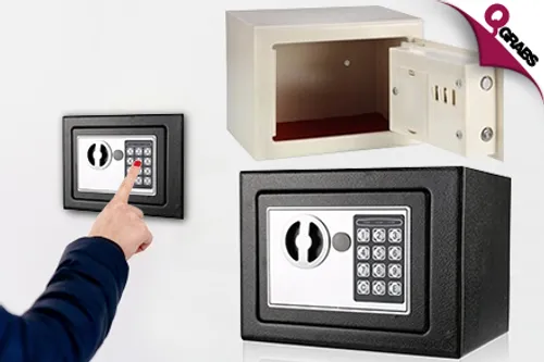 For QR119, Keep your Valuables Protected & Shielded with an Electronic Wall Safe! (QR199 Value)